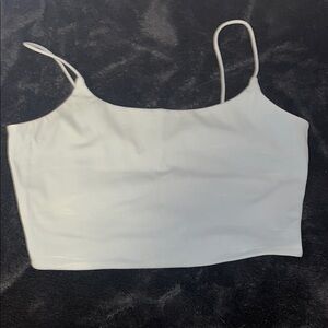 Garage Light Green Spaghetti Strap Crop Top